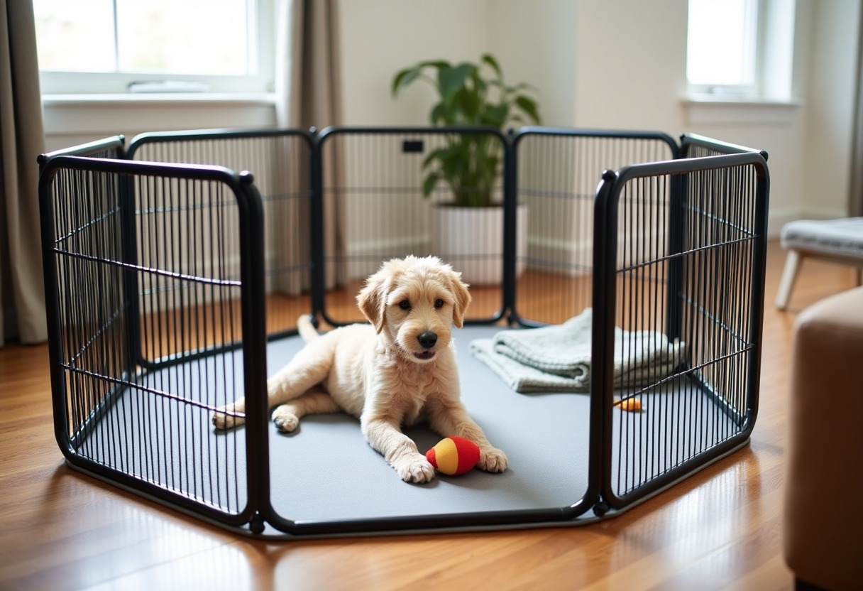 Best Puppy Pens for Labradoodles: Safe Indoor Spaces